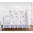 thumbnail image 4 of Sweet Jojo Designs Tablón De Anuncios Fotográfico De Notas De Memoria De Tela, Color Lavanda, Morado, Rosa, Gris Y Blanco, Para Colección Floral De Acuarela, Flor De Rosa, 4 of 5