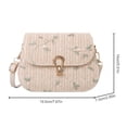 thumbnail image 4 of Sonducket Bolso de hombro tejido de estilo bohemio para mujer, bolso de gran capacidad con cierre de almacenamiento para llaves de teléfono, Bolsas de mensajero y de hombro, 4 of 6