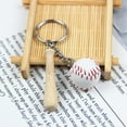 thumbnail image 4 of Masteelf 10PCS Novelty Baseball Keychain Mini Bats and Accessories Sports Keychains Baseball Party Favor Birthday Athletes Souvenir, 4 of 8