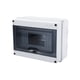 thumbnail image 2 of Caja de distribución impermeable para el hogar, caja de protección con interruptor de fuga abierta, caja de cableado eléctrico fuerte, abierta, vacía, a prueba de lluvia para exteriores, 2 of 3