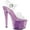 Clear PVC/Lavender Glitter, variant on Women's Pleaser Sky 308LG Platform Sandal