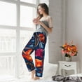 thumbnail image 5 of Pofeuu Tropical Flower Print Women's Fashion Pajama Pants with Pockets Comfy Drawstring Sleep Lounge Bottoms-XX-Large, 5 of 6
