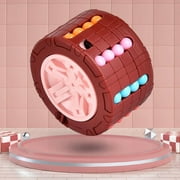 Magic Bean Rotating Toy | Wheel Shape - Red