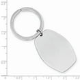 thumbnail image 2 of 925 Sterling Silver Solid Polished Engravable Key Chain Jewelry Gifts for Men - 8.0 Grams, 2 of 3