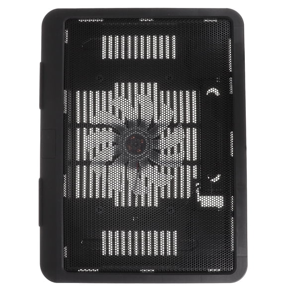 Soimiss Silent Black Laptop Cooling Stand with Large Ventilation for Desk Use