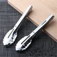 thumbnail image 1 of Koszal Food Tongs Easy Lock Wide Application Stainless Steel Long Handle Serving Clips for Baking, 1 of 7