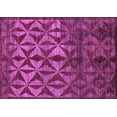 thumbnail image 1 of Ahgly Company Indoor Rectangle Abstract Purple Modern Area Rugs, 7' x 10', 1 of 4