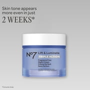 No7 Lift & Luminate Triple Action Fragrance Free Night Cream