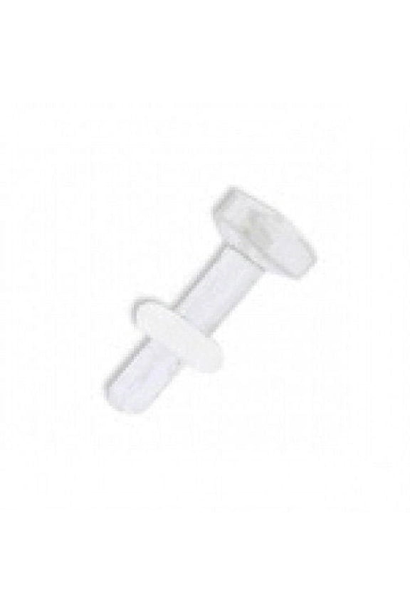 Clear Acrylic Eyebrow Piercing Retainer 16G - Perfect For Hiding New Piercings