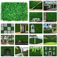 thumbnail image 6 of ZXMT 12PCS 24"*16" Artificial Boxwood Panels Topiary Hedge Plant Privacy Wall Panel Hedge for Outdoor Indoor Fence Garden Backyard Decor, 6 of 6