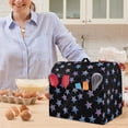 thumbnail image 6 of FOR U DESIGNS Star Blue Purple Kitchen Aid Mixer Cover Uv Protection Mixer Dust Covers Multi Pockets with Top Handle and Pocket Dust Cover for Stand Mixer or Coffee Maker - S, 6 of 8