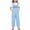 Blue, variant on Girls' Jumpsuits Rompers Blue with Pockets Toddler Girl Summer Outfits Girls Clothes Size 5-6 Years Girls Fashion