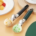 thumbnail image 5 of Ice Cream Scoops, Cookie Dough Scoop, Heavy-Duty 304 Stainless Steel Shovel Maker Baller Tools Measuring Scraping Serving for Molding Fruit Balls Mousse, Non Stick, Dishwasher Safe, 5 of 9