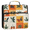 thumbnail image 5 of FORMRS Zipper Binder with Shoulder Strap 2-inch Ring 500 Sheet Capacity File Bag, Cartoon Plants, 5 of 5