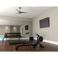 thumbnail image 3 of Hunter 52 inch Outdoor or Indoor Ceiling Fan No Light - Ceiling Fan without Light, For Patio, Porch, Garage, or Living Room, Standard Mount, 3 Blades, Wall Control - Trimaran 59608, Matte Silver, 3 of 17