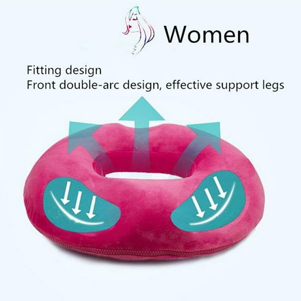 Seat Cushion, Socket Seat Cushion for Sit Bone and Back Pain Relief, Butt,  Tailbone, Hip, Hamstring, Posture Support - Memory Foam Comfort Ischial