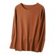 thumbnail image 1 of Sonducket Ropa interior térmica femenina Tops manga larga sin costuras cómodo otoño Oficina dormir ropa interior camisa cálida para Prendas para la parte del cuerpo Marron oscuro 4XL, 1 of 6