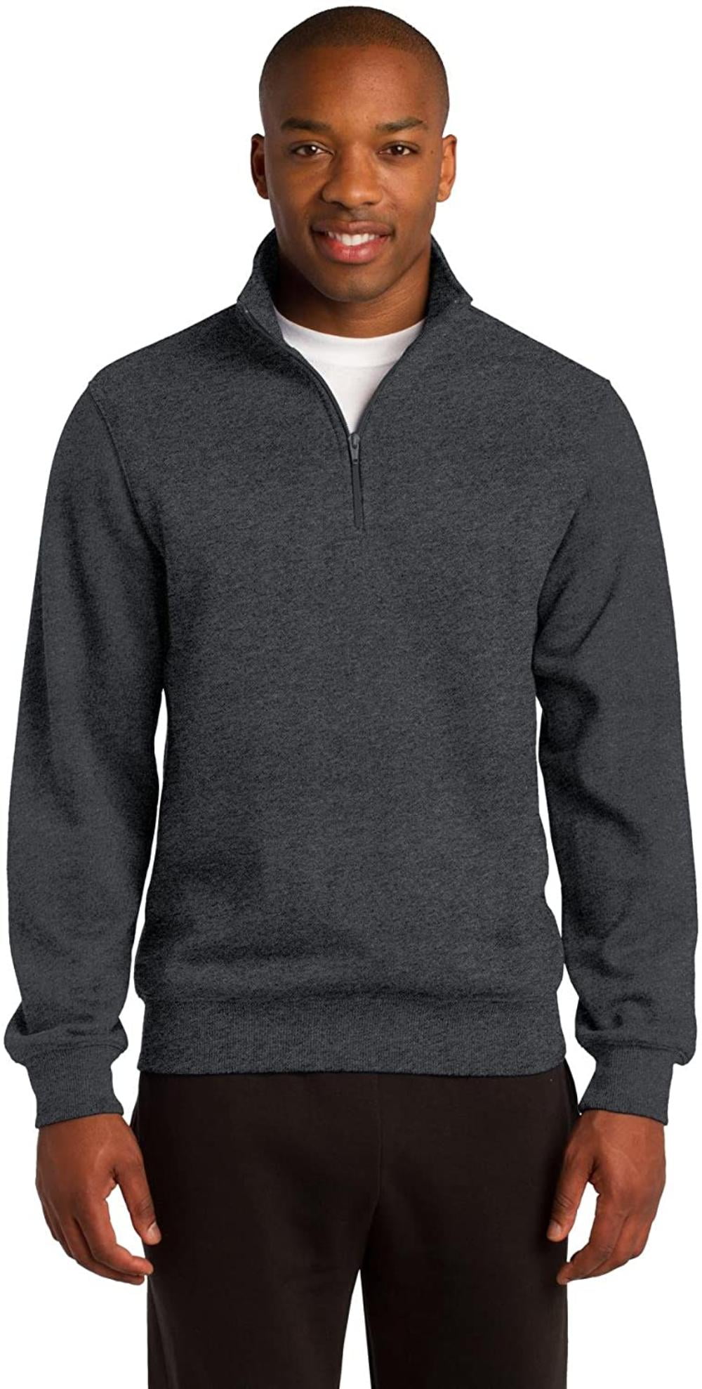 100 cotton quarter zip sweatshirt Clearance