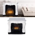 thumbnail image 2 of Dollhouse LED Fireplace, Dollhouse Decoration Rococo Style Switch Control Exquisite Workmanship for 1:12 Dollhouses, 2 of 5