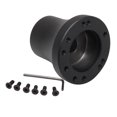 thumbnail image 1 of 1 Pza Yamaha carrito de Golf adaptador de volante de aluminio carrito de Golf adaptador de volante anticorrosión fácil de instalar para Yamaha carrito Negro DS CC Macarena base del volante, 1 of 8