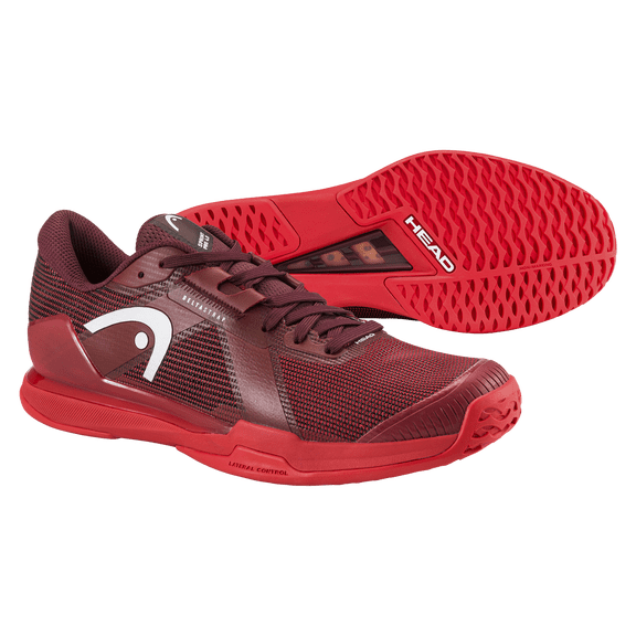 HEAD Sprint Pro 4.0 Red Dark Red Mens Tennis Shoes
