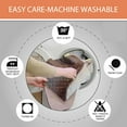 thumbnail image 4 of Tapis de Chaise Inclinable pour Fauteuil Housse de Chaise Inclinable avec 2 Sangle Élastique Réglable & 6 Poches Fauteuil Canapé Protecteur Housse de Canapé Lavable Protéger pour les Animaux de Compagnie, 4 of 8