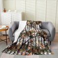 thumbnail image 1 of Erosebridal 3D Branch Print Throw Blanket for Couch, Rustic Plant Plush Blanket, Geometric Decor, 1 of 5