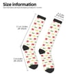 thumbnail image 2 of Naloa cartoon colorful Bow tie Knee Socks, High Socks Long Stretchy Sock Women Knee High Stocking, Long Socks for Women, 2 of 6