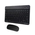 thumbnail image 1 of Tablet Wireless Keyboard and Mouse Combo Ultra-slim Design Rechargeable Battery for Smartphone Tablet Compatible with iPhone iPad Computer Support System MASOS iOS Windows, 1 of 8