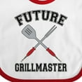 thumbnail image 4 of Inktastic Future Grillmaster Bbq Grilling Boys or Girls Baby Bib, 4 of 4