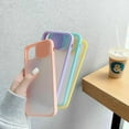 thumbnail image 4 of Designed for iPhone 11 Pro Max Case with Slide Camera Cover, Shockproof Soft Rubber Bumper & Hard Back Protective Case for iPhone 13 6.1 inch (2021) - Blue, 4 of 5