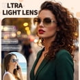 thumbnail image 4 of Bocaoying 4 Pairs Women Polarized Sunglasses, Oversized UV 400 Protection Sun Glasses with 4 Colors, Fashion Ladies Sunglasses Trendy with Shiny Rhinestone, Large Sunglasses for Driving Cycling Golf, 4 of 7