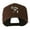 Brown, variant on Ace of Death Vietnam War Emblem Embroidered Cap - Black OSFM