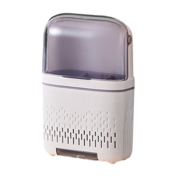 Estante para vajilla, contenedores para palillos, soporte para utensilios de cocina montado en la pared, estante colgante organizador de cubiertos , luz de blanca