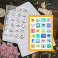 thumbnail image 3 of Weather Clear Stamps Transparent Silicone Stamp Mini Weather Silicone Seals Stamp, 3 of 9