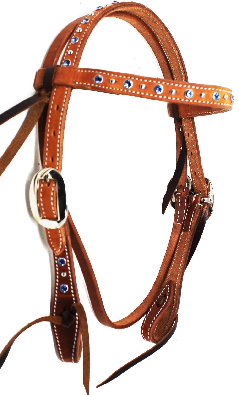 Amish USA Horse Saddle Tack Bridle Western Leather Headstall PONY