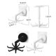 thumbnail image 5 of 2pcs Wall-mounted Plastic Hook Multi-purpose Self-adhesive Hook For Kitchen And Bathroom, 5 of 5