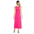 thumbnail image 5 of Maternity Scoop Neck Sleeveless Racerback Maxi Dress, 5 of 5