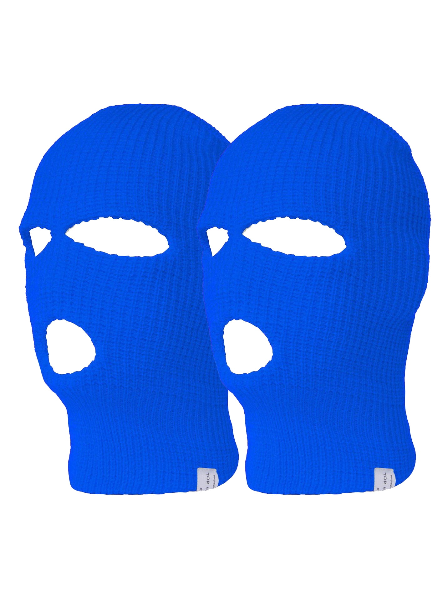 TopHeadwear 2 Pack 3 Hole Ski Face Mask Balaclava