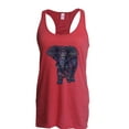 thumbnail image 1 of Normal is Boring - Women's Racerback Tank Top, up to Women Size 2XL - Elephant, 1 of 2