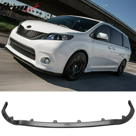 Compatible with 11-17 Toyota Sienna SE MP Style Front Bumper Lip Spoiler - ABS