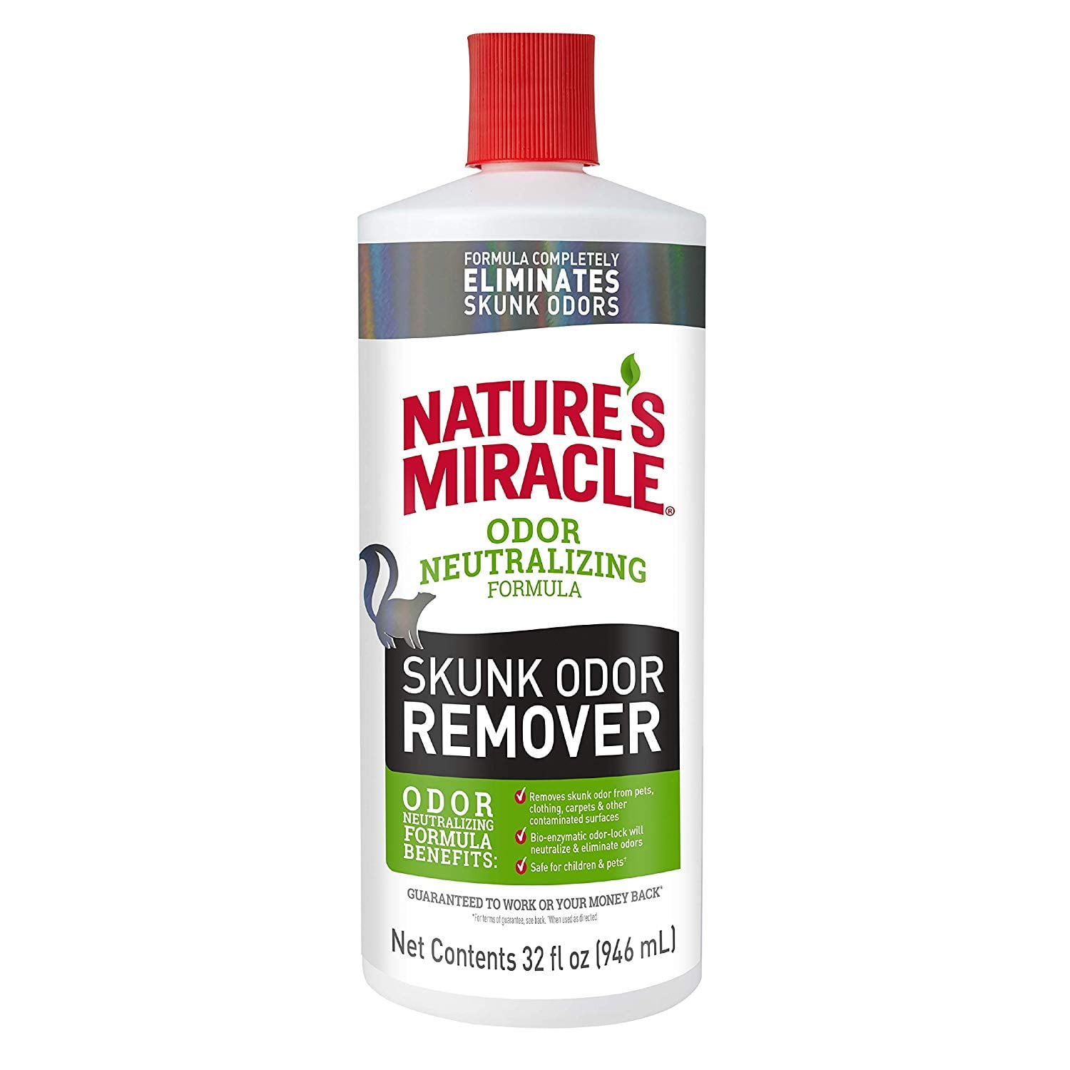 Nature's Miracle Skunk Odor Remover Pour with Neutralizing Formula, 32 oz