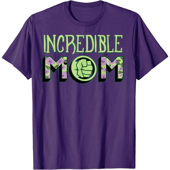 Mother's Day Hulk Incredible Mom Big Chest Text Logo DTG Print Unisex T-Shirt