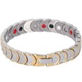 thumbnail image 2 of Pulseras magnéticas de Acero Oro Plata Ajustable ANGGREK Otros, 2 of 8