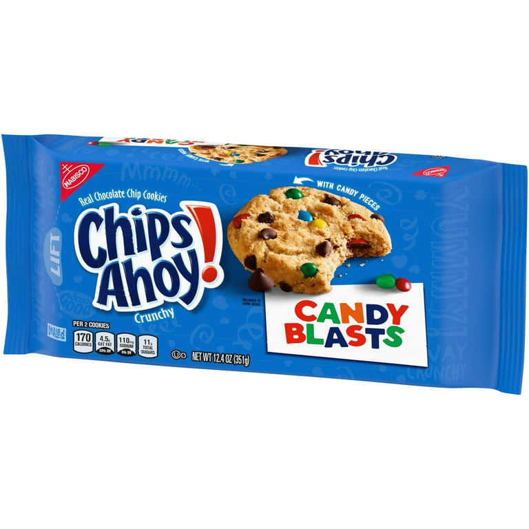 Chips Ahoy! Candy Blasts Chocolate Chip Cookies, 12.4 oz