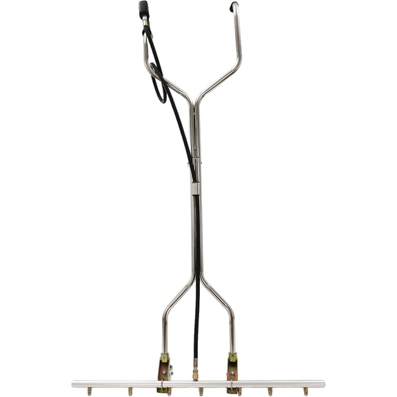 Miumaeov Professional Power Washer Broom with 7 Nozzles Stainless Steel Pressure Water Cleaner Broom Attachment for Pressure Washer