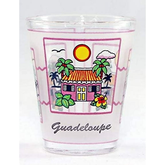 Guadeloupe Beach House Shot Glass
