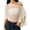 Beige, variant on Lightweight Summer Mesh Poncho Wraps Women Off Shoulder Cropped Pullover Sheer Layering Cover Up