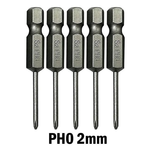 Lefu 6.35mm Hex Shank 50mm Cross Screwdriver Bits Electric Driver Tools PH00 PH1 PH2