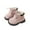 Pink, variant on Toddler Work Boots Winter Waterproof Ankle Lace Up Chunky Boot Fashion Casual Classic Cute Comfortable Lightweight Snow Boots Construction Boots